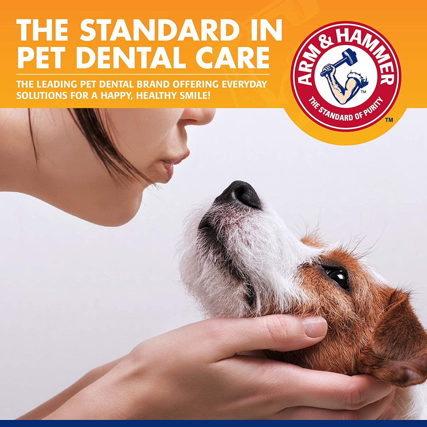 Tartar Control Dog Dental Care Kit - Banana Mint Flavor Toothpaste with Baking Soda, Double-Sided Toothbrush and Finger Brush, 2.5 oz, 3-Piece Set